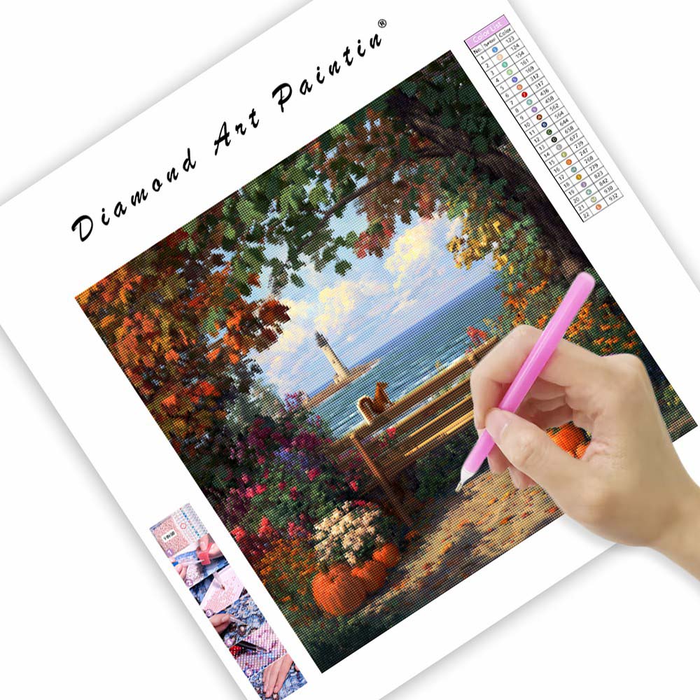 Höstkustlinje - Diamantmålning