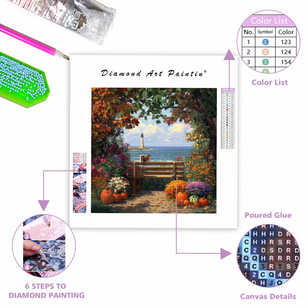 Höstkustlinje - Diamantmålning