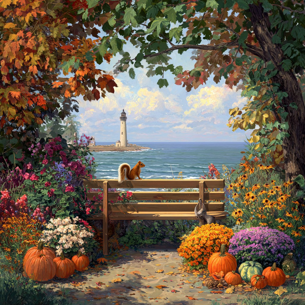 Höstkustlinje - Diamantmålning