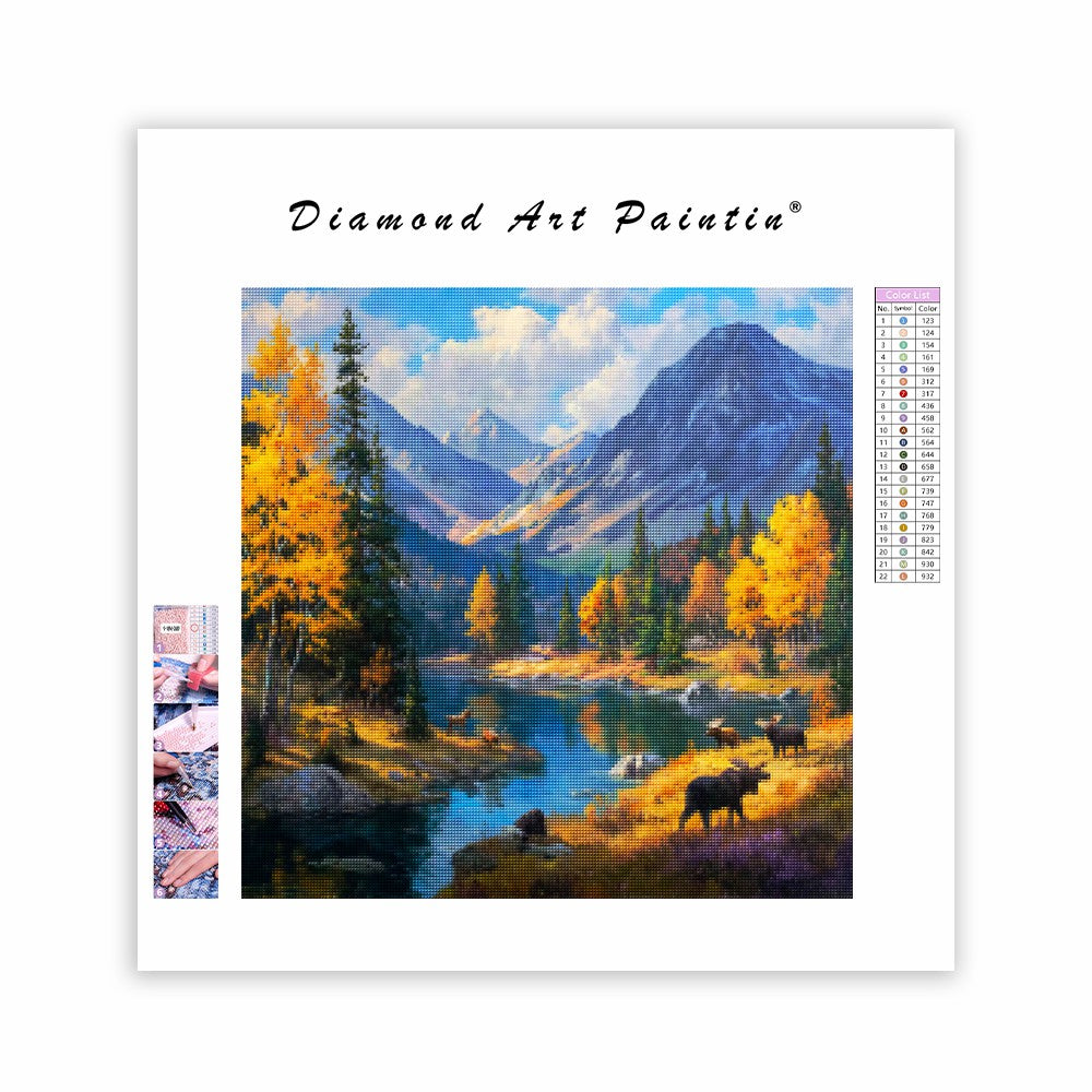 Höstbergssjö - Diamantmålning