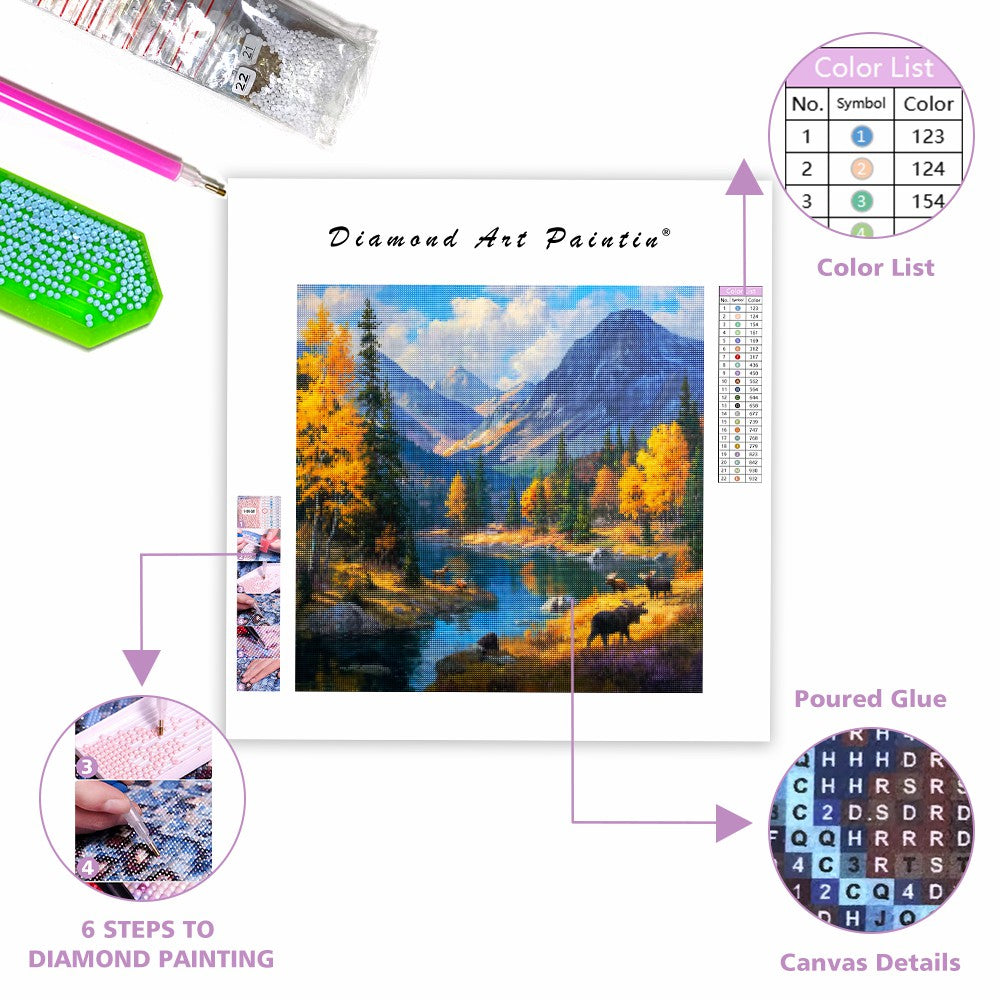 Höstbergssjö - Diamantmålning