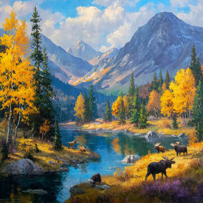 Höstbergssjö - Diamantmålning