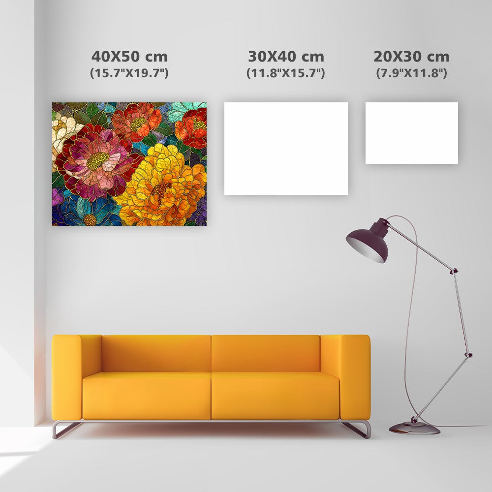 Bloommosaik - Diamantmålning