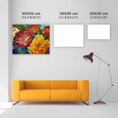 Bloommosaik - Diamantmålning