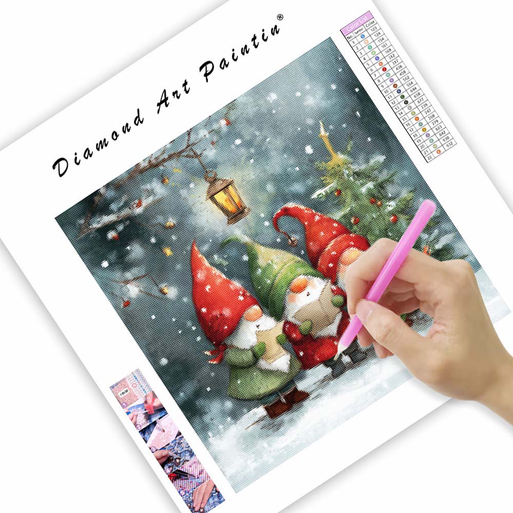 Julsångare - Diamantmålning