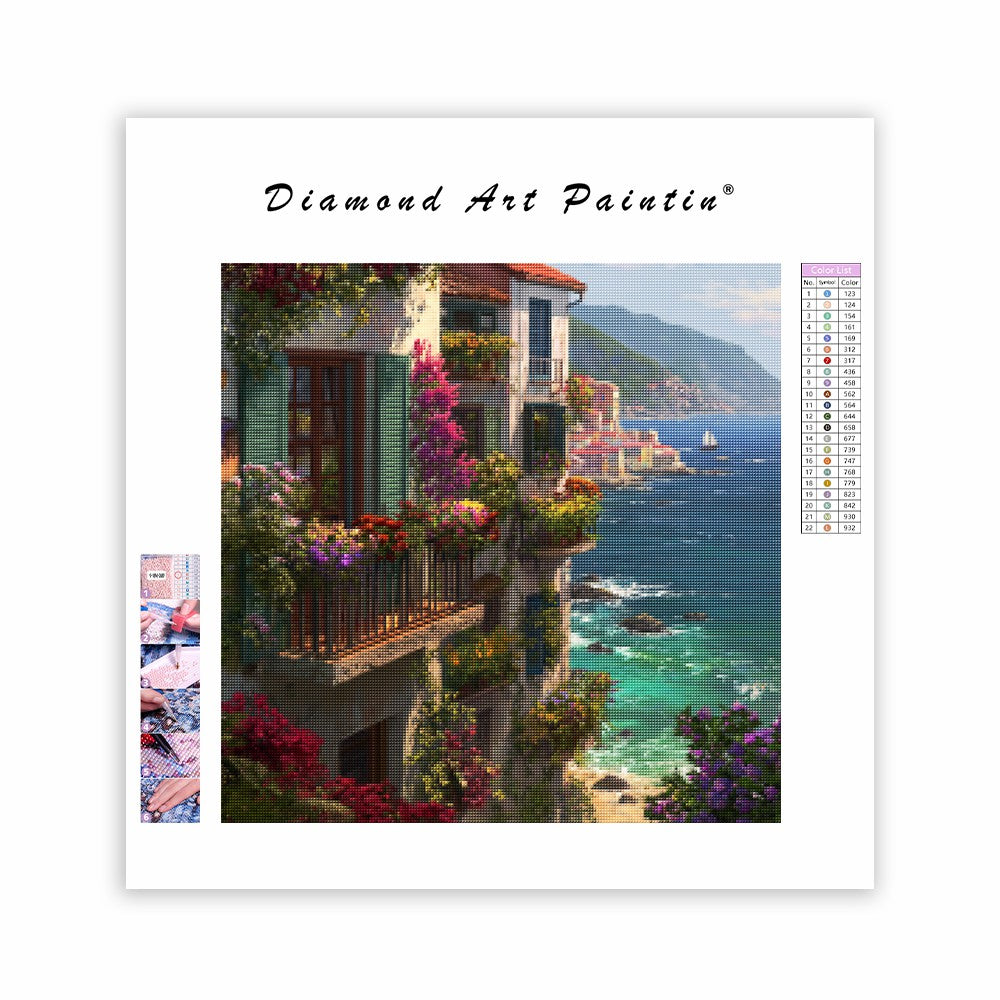 Kustbyutsikt - Diamantmålning