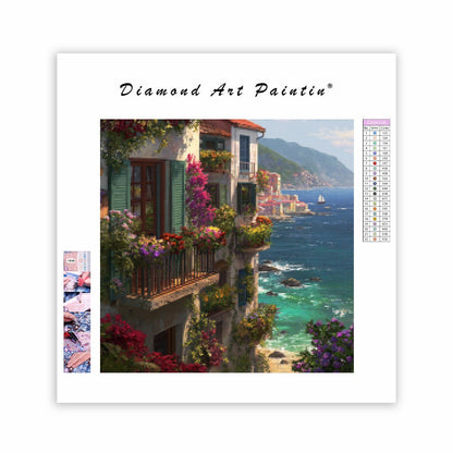 Kustbyutsikt - Diamantmålning