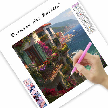 Kustbyutsikt - Diamantmålning