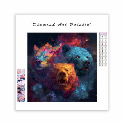 Kosmiska jägare - Diamantmålning