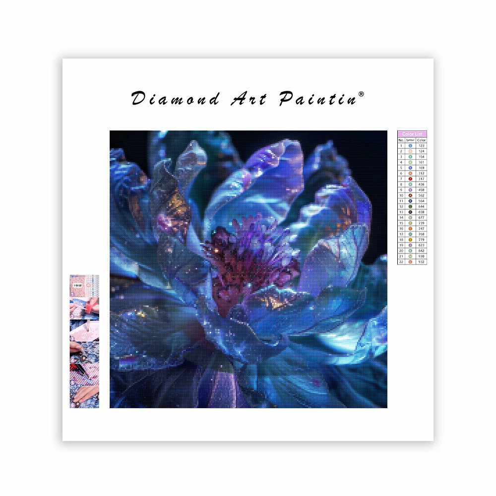 Kristallblom - Diamantmålning