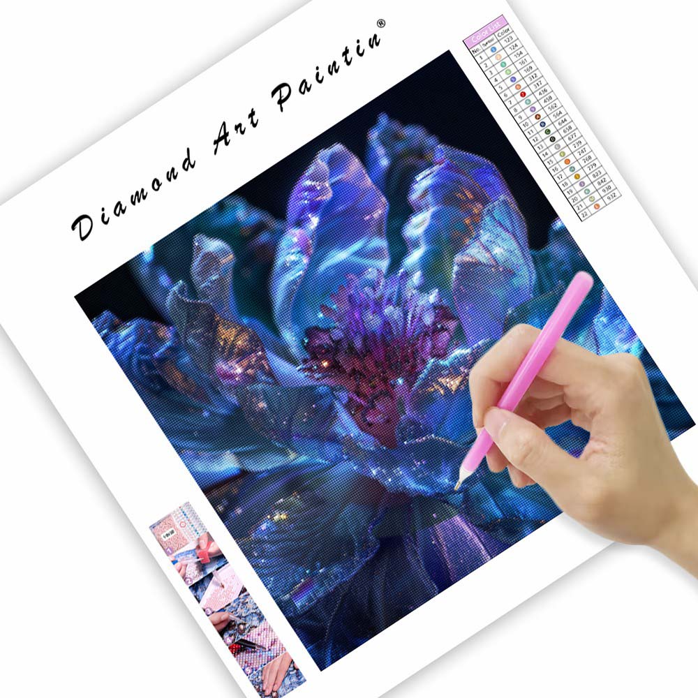 Kristallblom - Diamantmålning