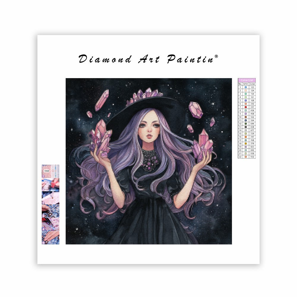 Kristallhäxa - Diamantmålning