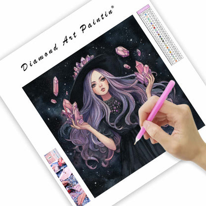 Kristallhäxa - Diamantmålning