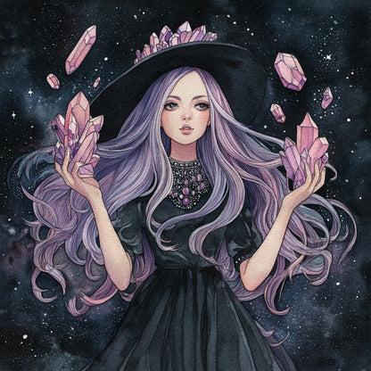 Kristallhäxa - Diamantmålning