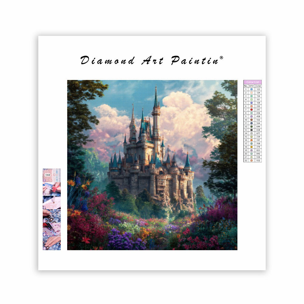 Drömslott - Diamantmålning