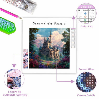 Drömslott - Diamantmålning