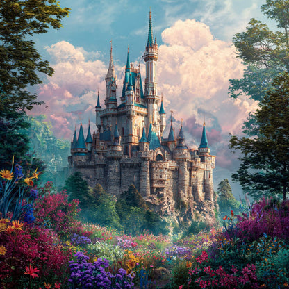 Drömslott - Diamantmålning