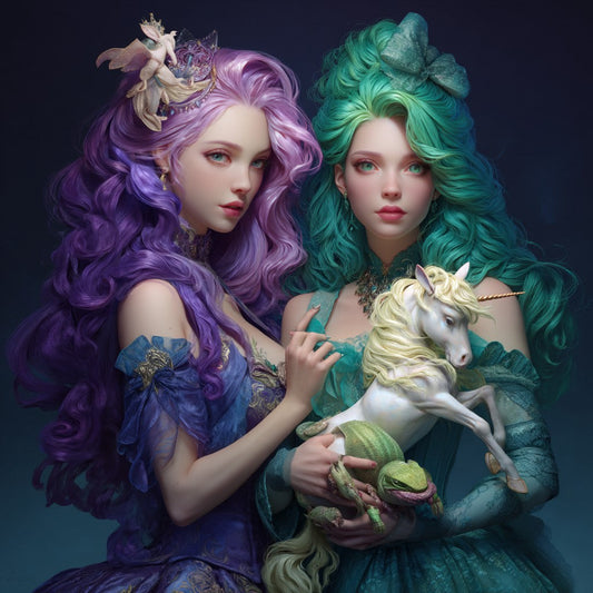 Dubbelandar - Diamantmålning