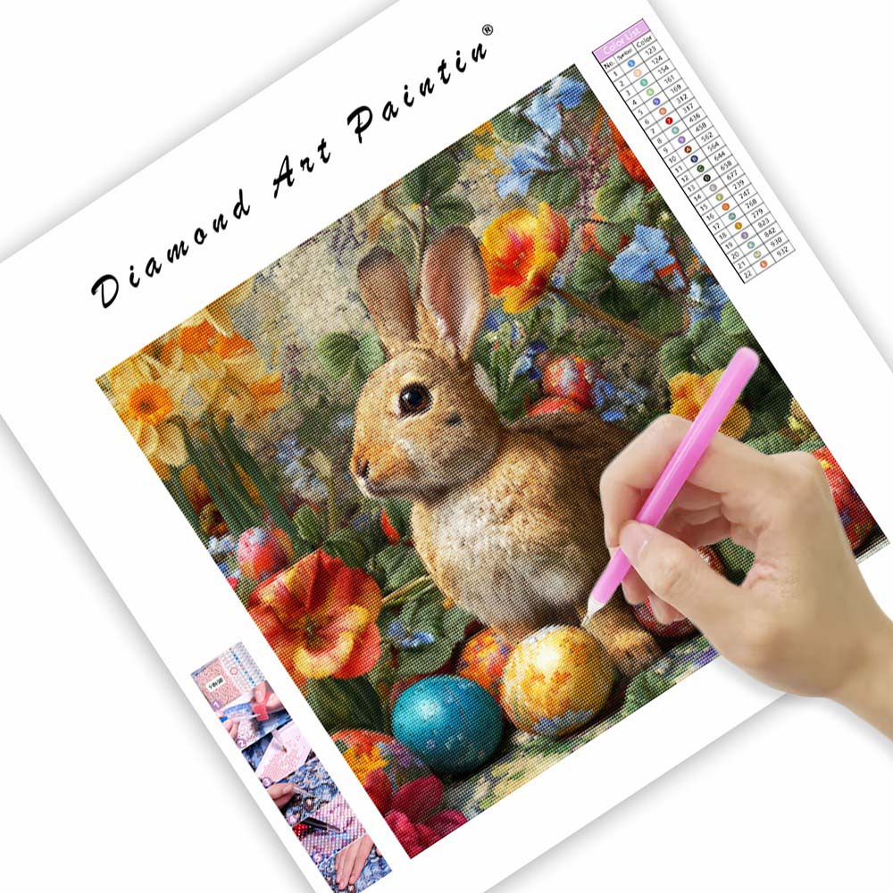 Påskblom - Diamantmålning