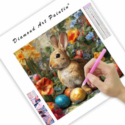 Påskblom - Diamantmålning