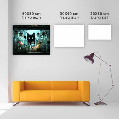 Mörkrets ögon - Diamantmålning