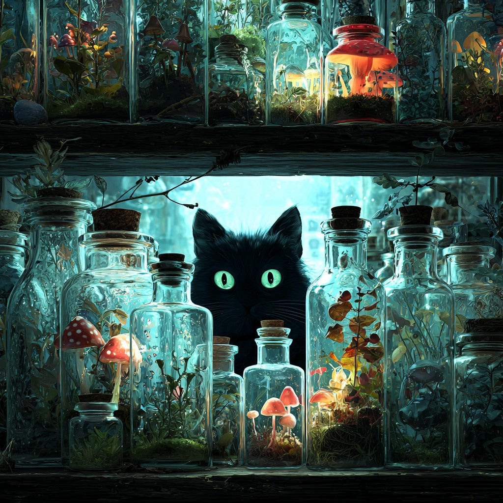 Mörkrets ögon - Diamantmålning