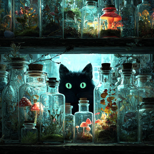 Mörkrets ögon - Diamantmålning