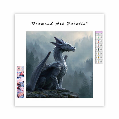 Fantasidrake - Diamantmålning