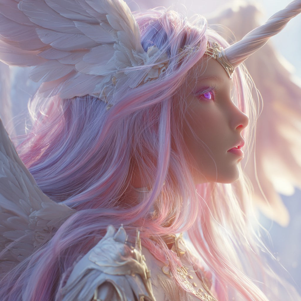 Fantasienhörning - Diamantmålning