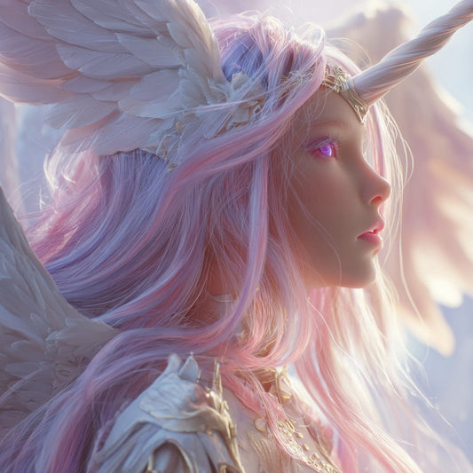 Fantasienhörning - Diamantmålning