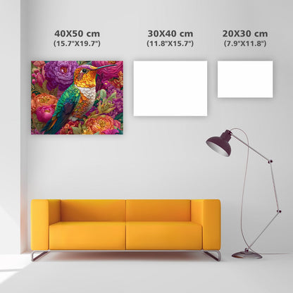 Blommande - Diamantmålning