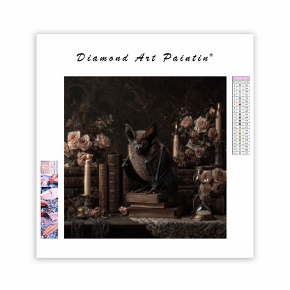 Gotisk fladdermus - Diamantmålning