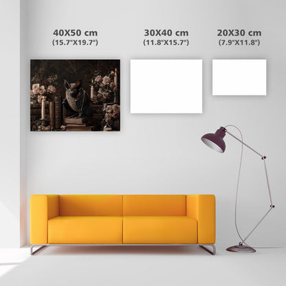 Gotisk fladdermus - Diamantmålning