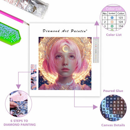 Måntårar - Diamantmålning