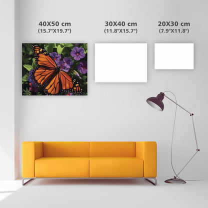 Monarkblomning - Diamantmålning