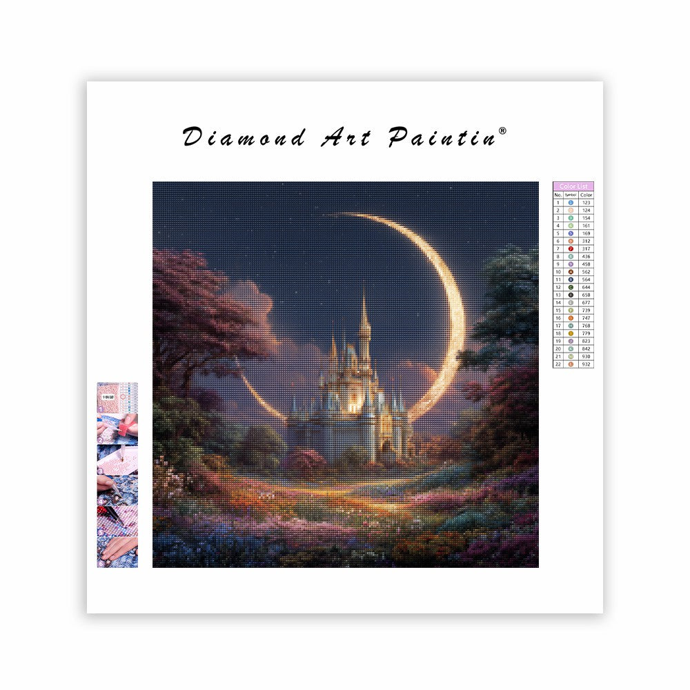 Månslott - Diamantmålning