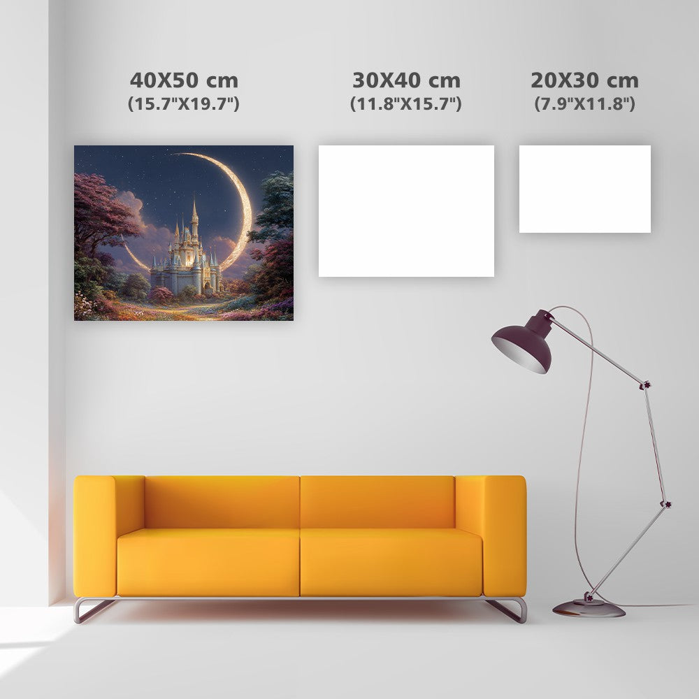 Månslott - Diamantmålning