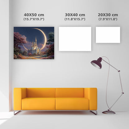 Månslott - Diamantmålning