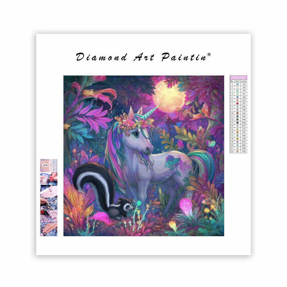 Månskensföljeslagare - Diamantmålning