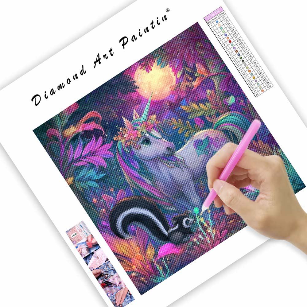 Månskensföljeslagare - Diamantmålning