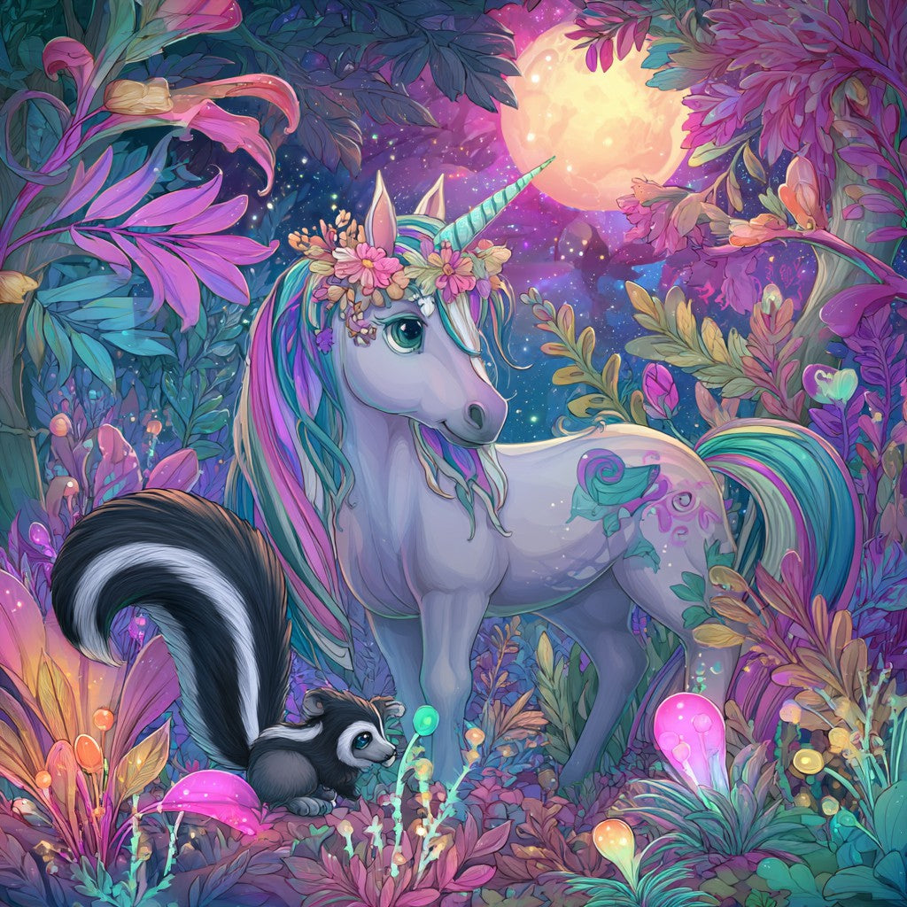 Månskensföljeslagare - Diamantmålning