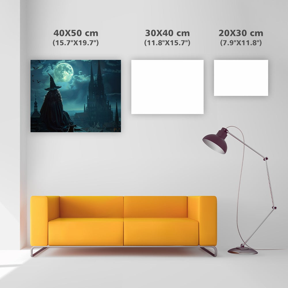 Månbelyst häxa - Diamantmålning