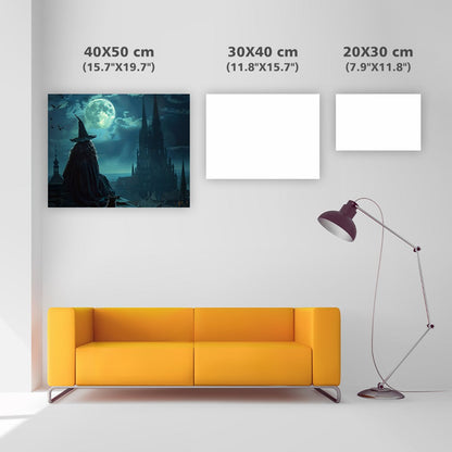 Månbelyst häxa - Diamantmålning