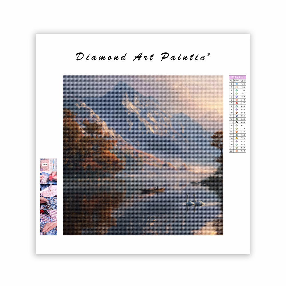 Bergsreflektion - Diamantmålning