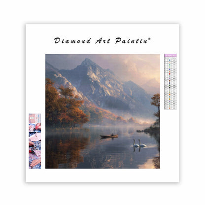 Bergsreflektion - Diamantmålning