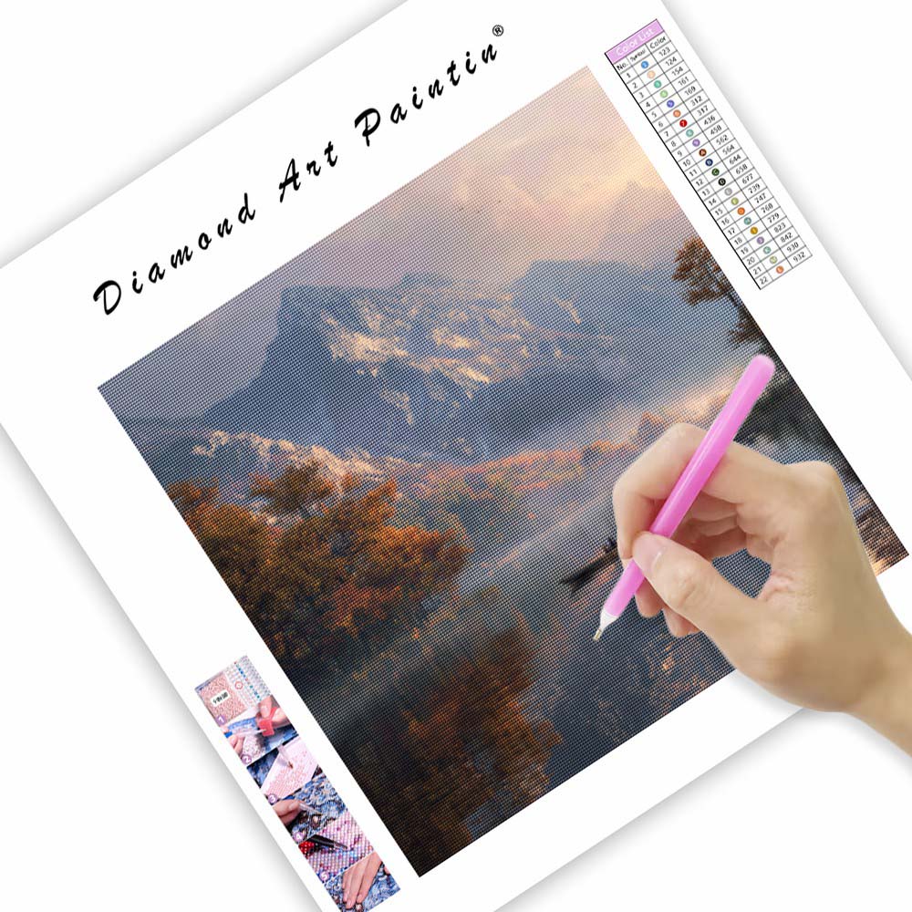 Bergsreflektion - Diamantmålning