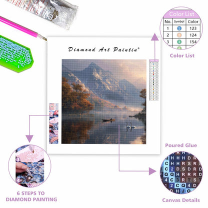 Bergsreflektion - Diamantmålning