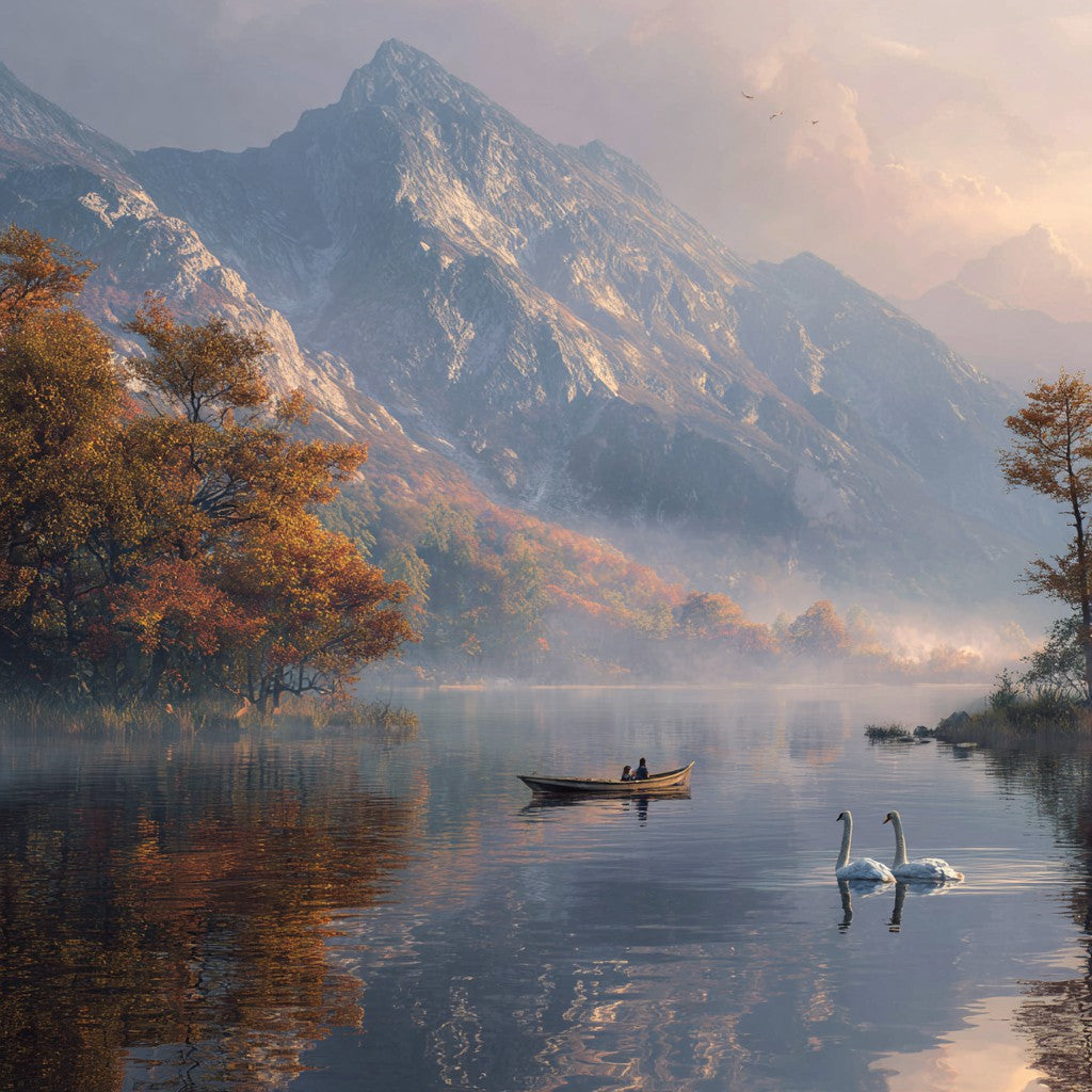 Bergsreflektion - Diamantmålning