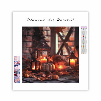 Pumpalyktor - Diamant Målning