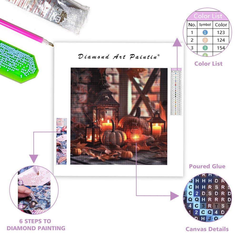 Pumpalyktor - Diamant Målning